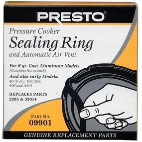 Presto 09901 Sealing Ring for 6 qt. Aluminum Pressure Cooker Cookware online kitchen sale