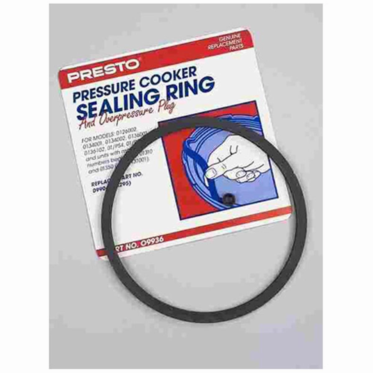 Presto 09936 Pressure Cooker Sealing Ring and Overpressure Plug Cookware hot cookware outlet