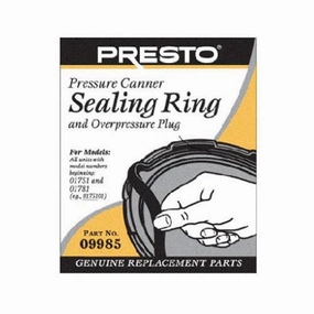 Presto 09985 Pressure Canner Sealing Ring and Overpressure Plug Cookware hot cookware outlet