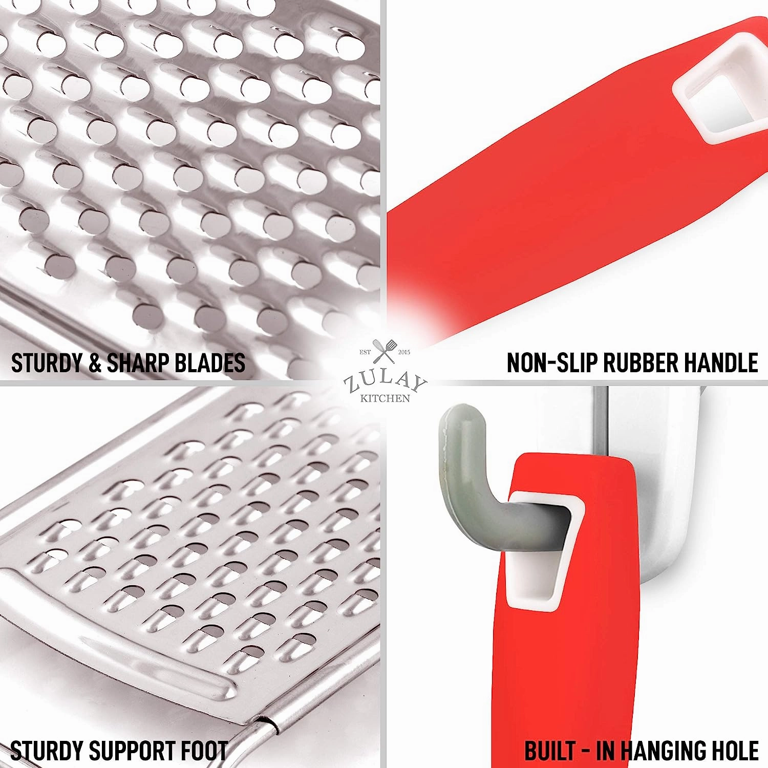 Professional Stainless Steel Flat Handheld Cheese Grater