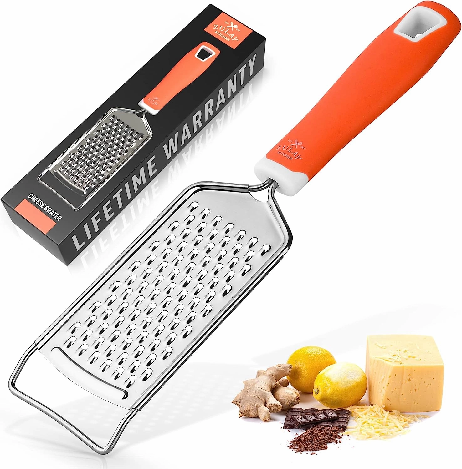 Professional Stainless Steel Flat Handheld Cheese Grater