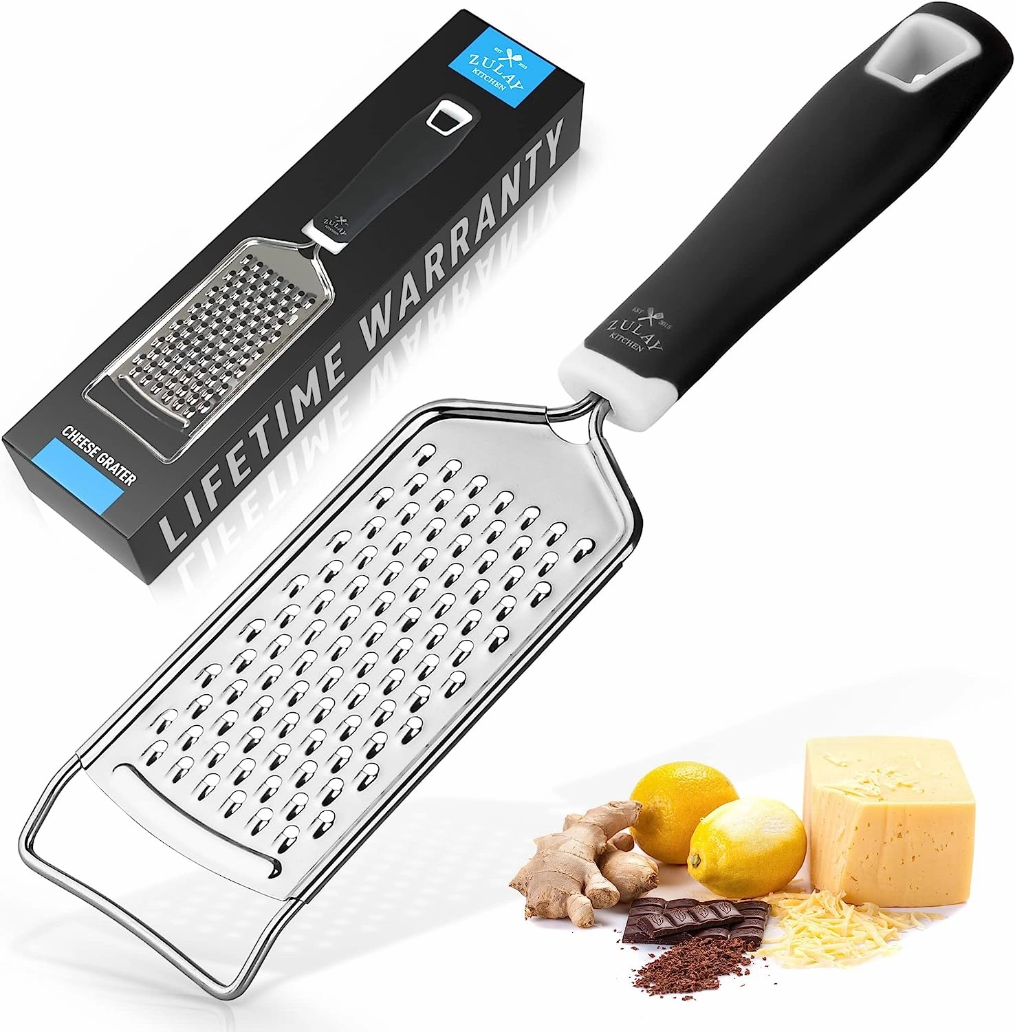 Professional Stainless Steel Flat Handheld Cheese Grater