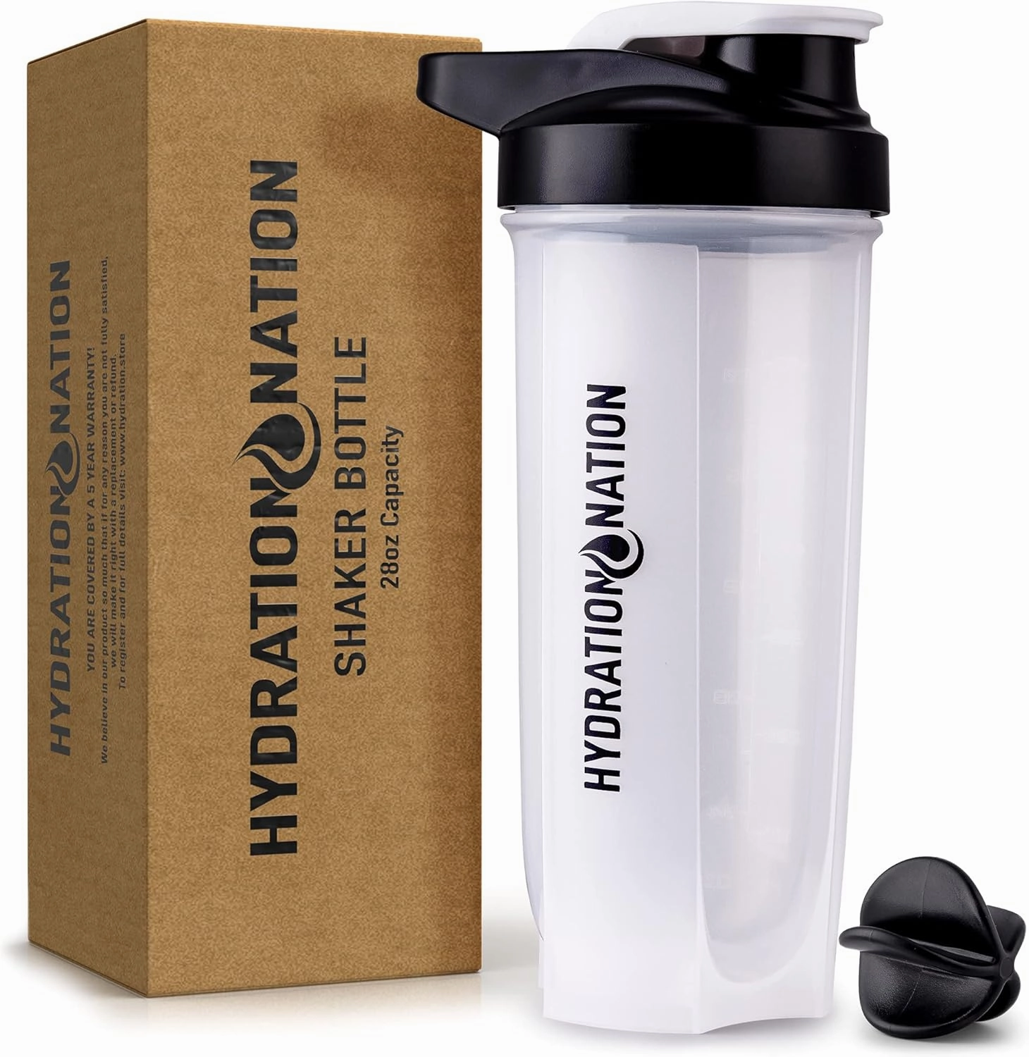 Protein Shaker Bottle 28oz - Shaker Bottles For Protein Mixes With Paddle Shaker Ball Cooking Tools & Accessories outlet tools