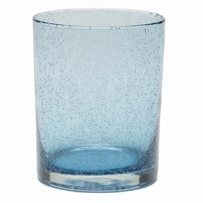 Quinn Charcoal Blue Hand Blown Tumbler Glasses Set/4 Drinkware best price