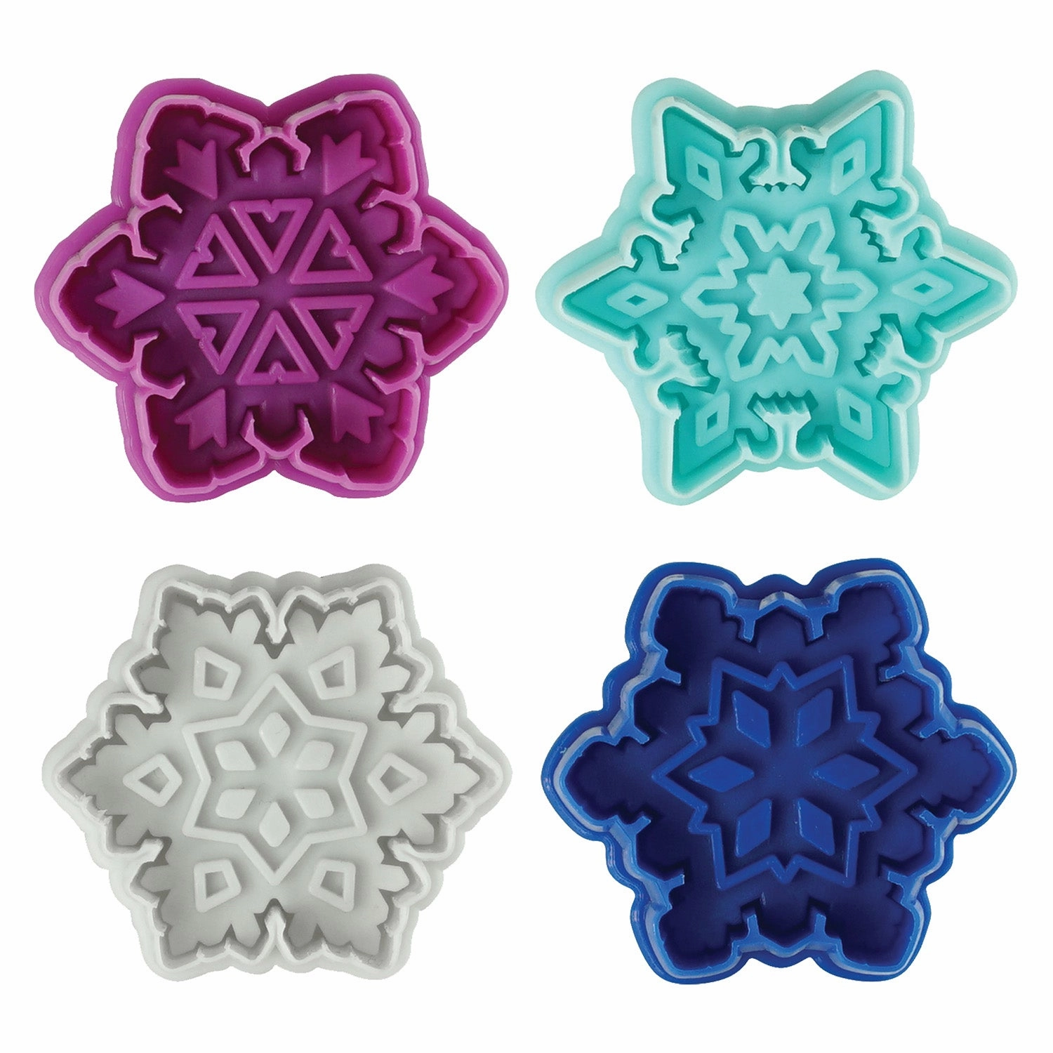 R&M International 4 Piece Snowflake Cookie Stamper Set, 2.75-Inch Cooking Tools & Accessories outlet tools