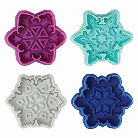 R&M International 4 Piece Snowflake Cookie Stamper Set, 2.75-Inch Cooking Tools & Accessories outlet tools