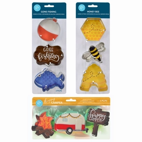R&M International 9 Piece Fishing/Camper/Bee Cookie Cutter Set Cooking Tools & Accessories buy more save more