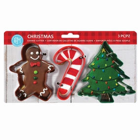 R&M International Color Christmas 3 Piece Cookie Cutter Set Cooking Tools & Accessories mega discount