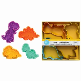 R&M International Dinosaur Cookie Cutter & Stamper Set Cooking Tools & Accessories outlet tools