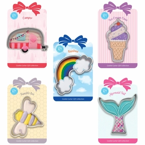 R&M International Rainbow/Bee/Mermaid/Camper/Ice Cream Cookie Cutter Set Cooking Tools & Accessories clearance kits