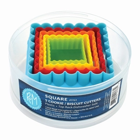 R&M International Square Cookie and Biscuit Cutters, Assorted Sizes, 5-Piece Set Cooking Tools & Accessories mega discount