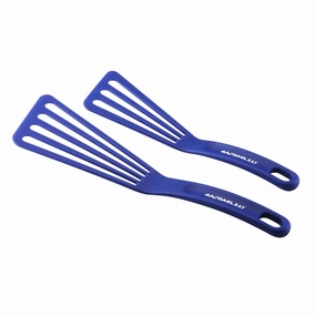 Rachael Ray 2 Piece Spatula 10" & 12" Turner Set Blue Cooking Tools & Accessories mega discount