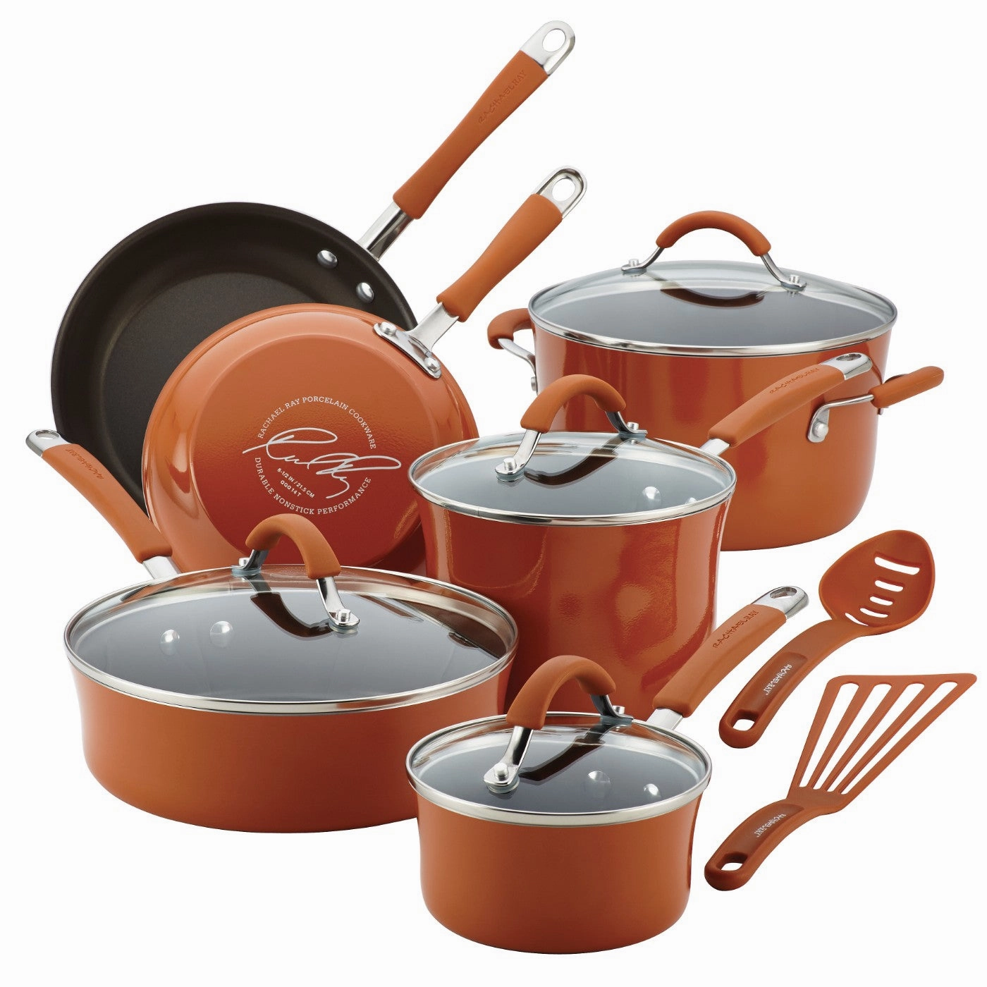 Rachael Ray Cucina Nonstick Cookware Set, 12 Piece