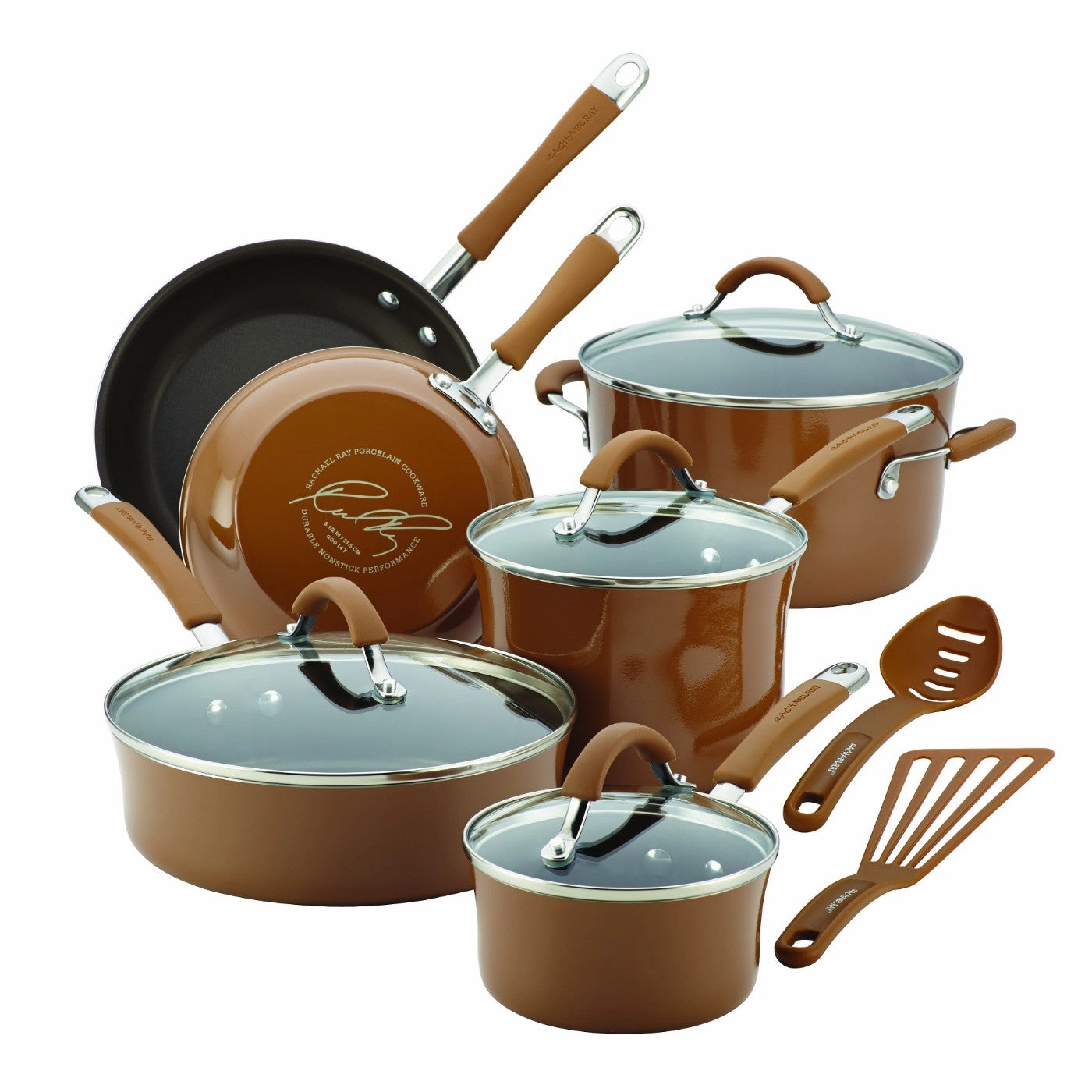 Rachael Ray Cucina Nonstick Cookware Set, 12 Piece