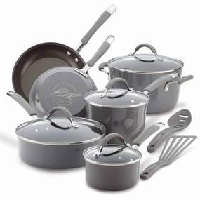 Rachael Ray Cucina Nonstick Cookware Set, 12 Piece Bakeware online promo