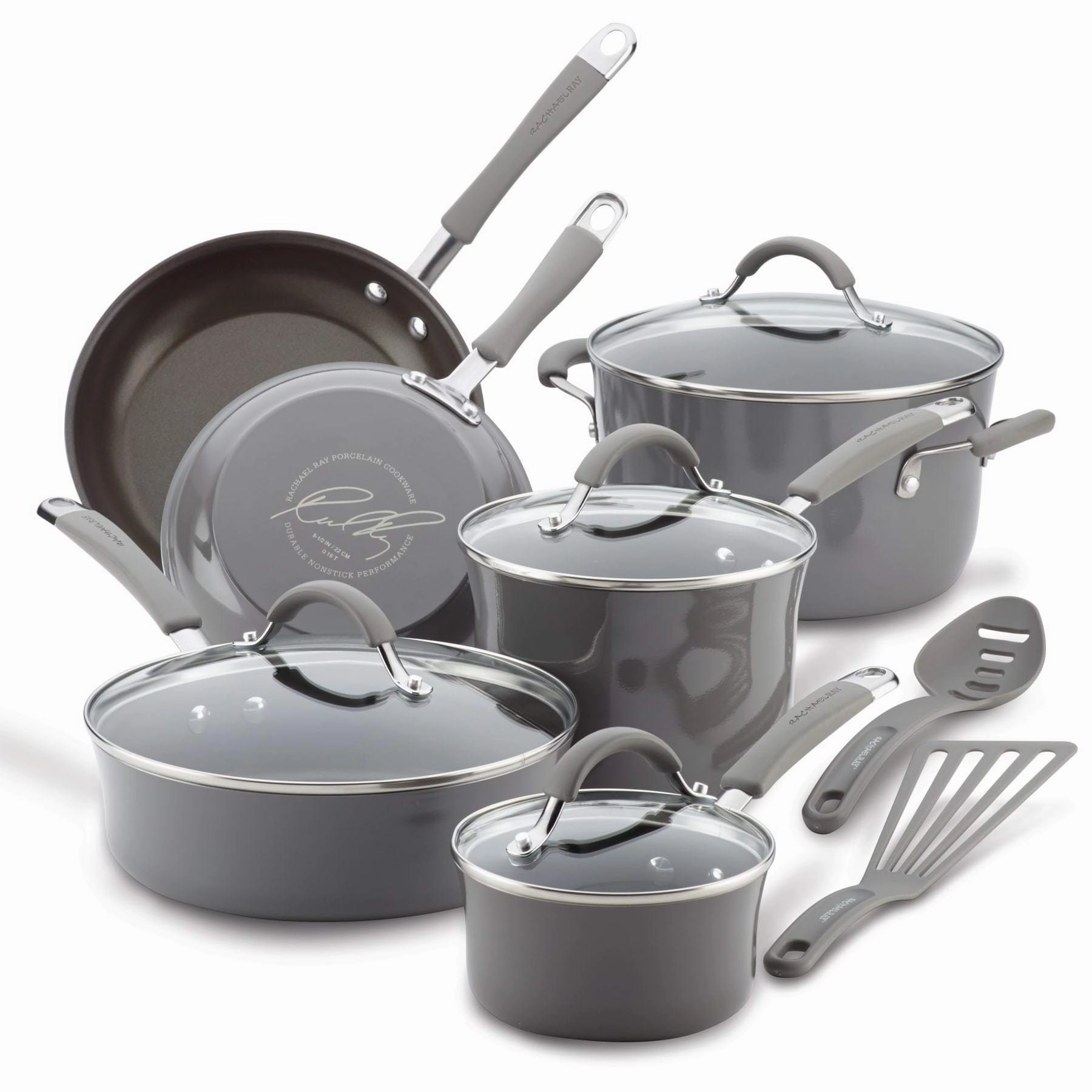 Rachael Ray Cucina Nonstick Cookware Set, 12 Piece Bakeware online promo
