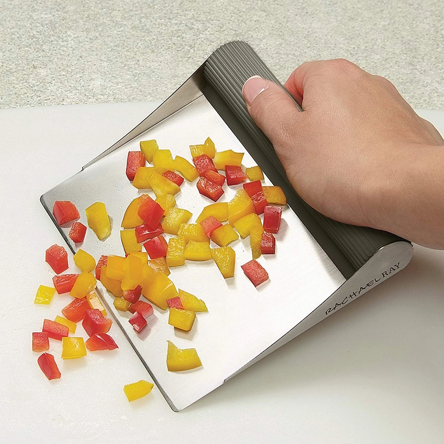 Rachael Ray Tools & Gadgets Stainless Steel Bench Scrape, Gray
