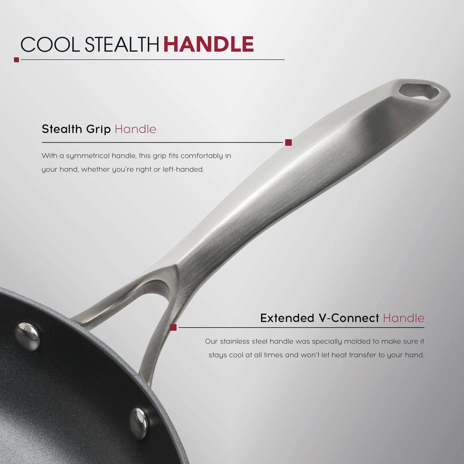 Radical Pan Nonstick Frying & Saute Pan Skillet With Stainless Steel Handle
