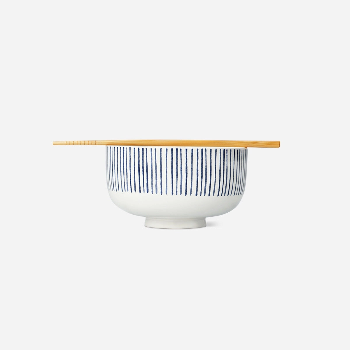 Ramen bowl with chopsticks