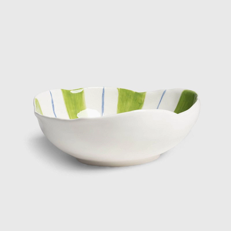Ray Bowl, 27 x 21cm, green Serving Bowls Entertaining Set