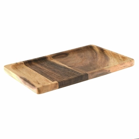 Rectangle Acacia Wood Tray 30cm Serveware clearance shop