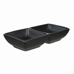 Rectangle Dish with 2 Divisions Serveware clearance shop