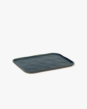 Rectangular plate n1 XL blue La nouvelle table Dinnerware tableware outlet