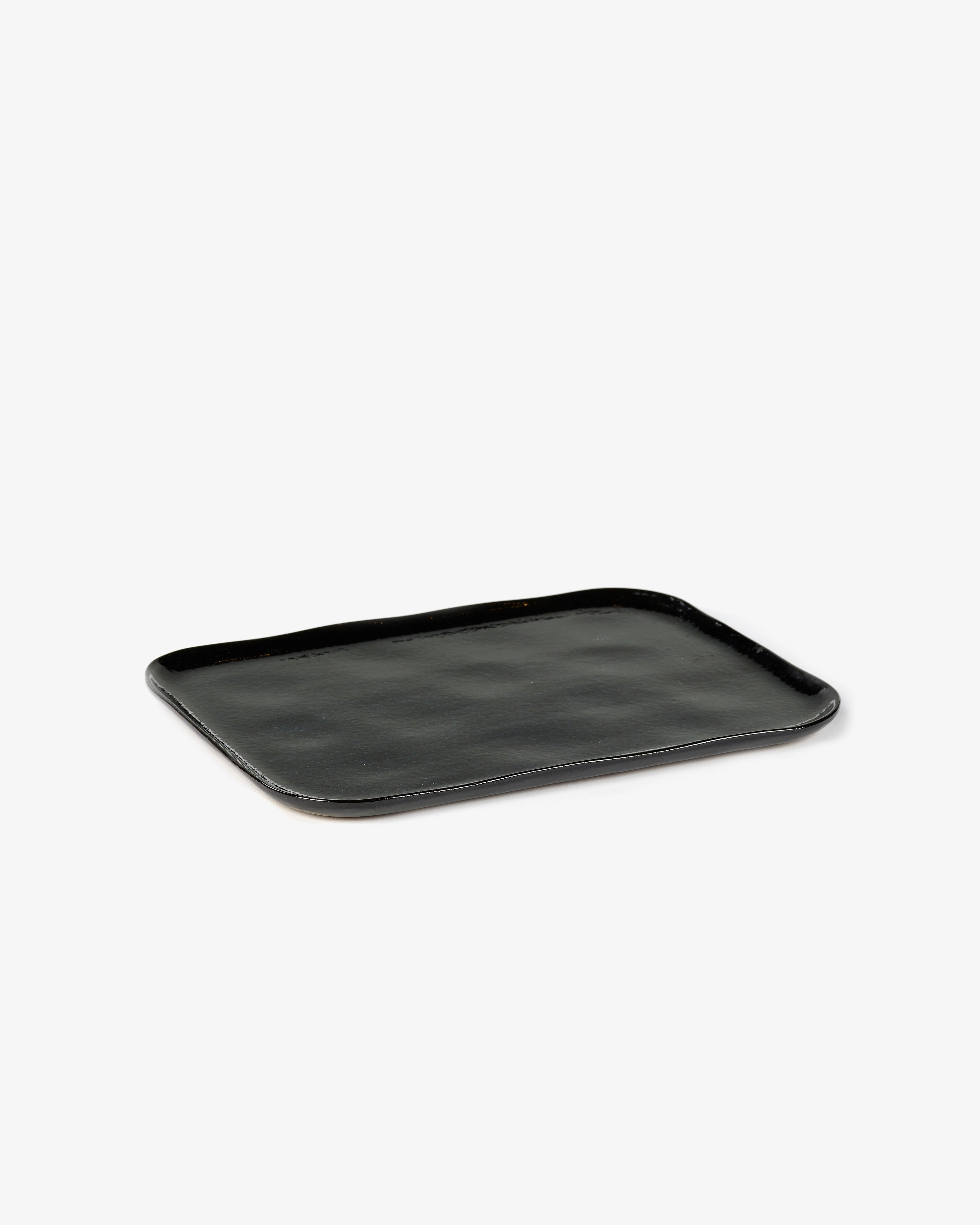 Rectangular plate n1 XL dark blue La nouvelle table Dinnerware tableware outlet