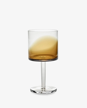 Red wine glass amber Zuma Glassware Tableware hot sale