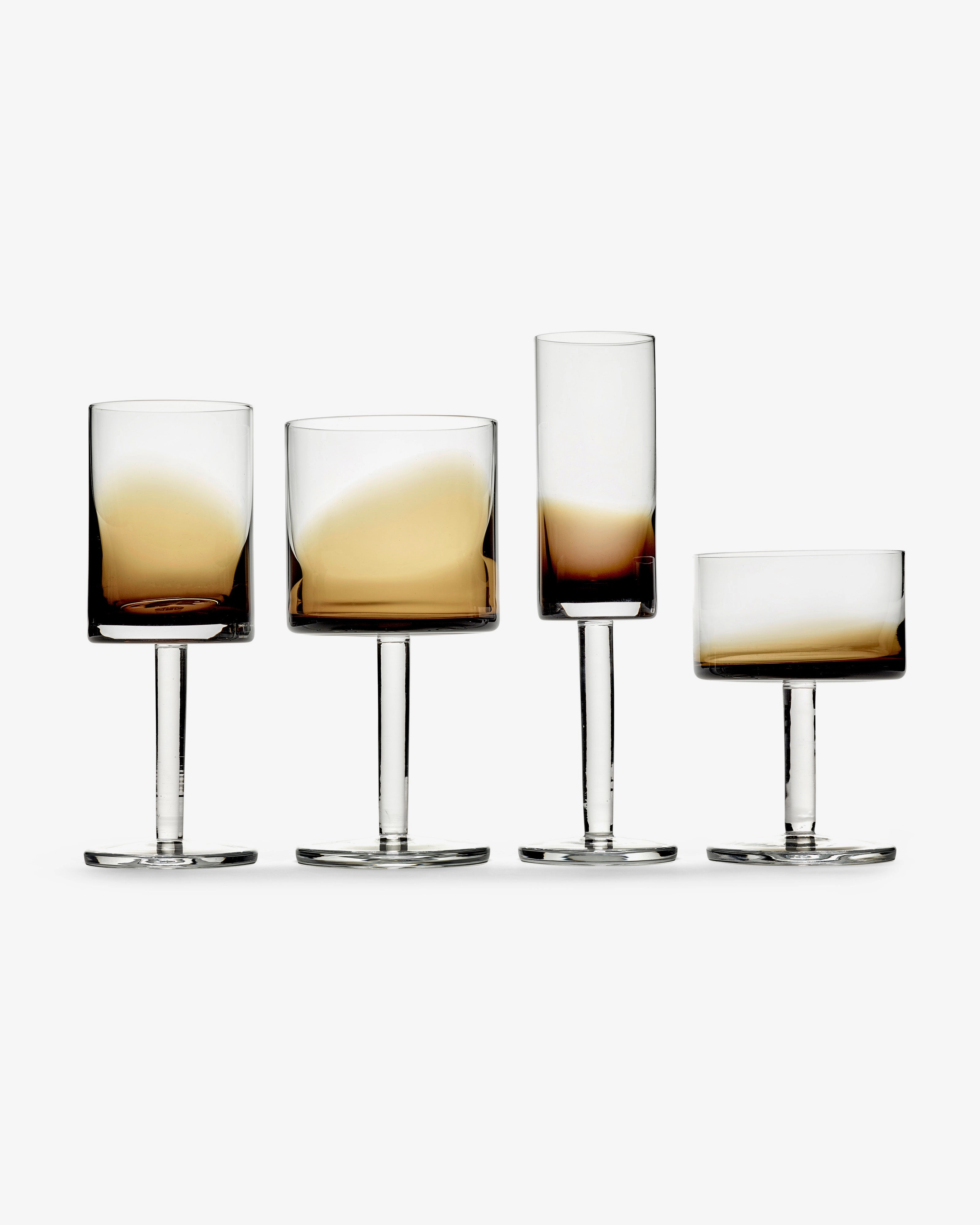 Red wine glass amber Zuma Glassware Tableware discount