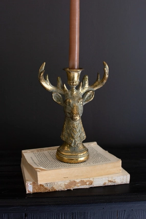 Resin Taper Candle Holders / Deer Candle Holders discount collection