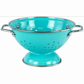 Resto Lloyd 18702 Calypso Basics 1.Qt Colander Turquoise Cookware online kitchen sale