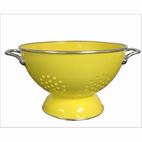 Reston Lloud 88201 Calypso Basics 5qt Colander  Lemon Cookware online kitchen sale