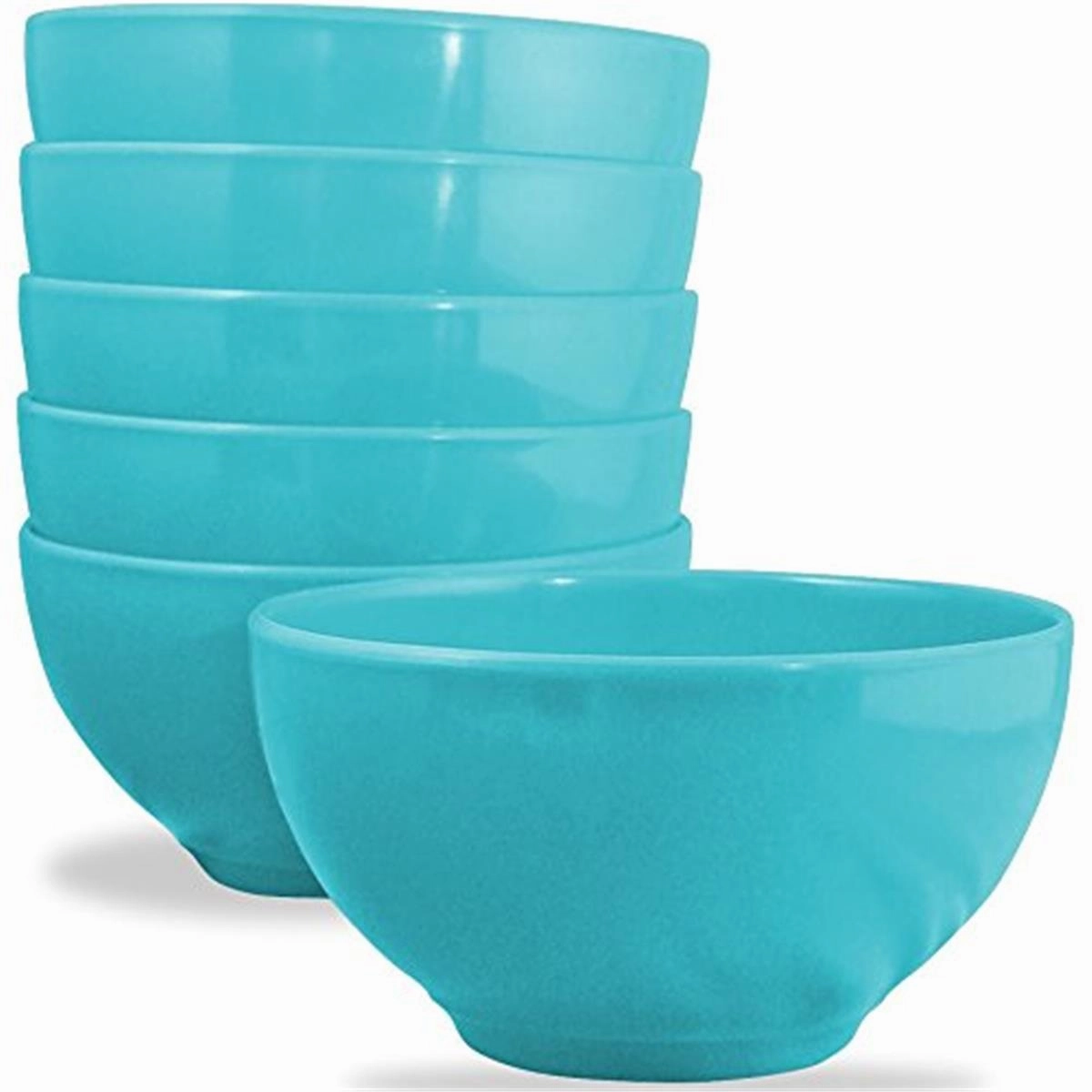 Reston Lloyd 73702R 6pc Melamine Bowl Set  Turquoise Dinnerware clearance deals