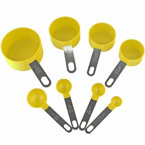 Reston Lloyd&#44; Ltd. 05621M 8pc Measuring Spoon & Cup Set&#44; Lemon Cooking Tools & Accessories buy more save more