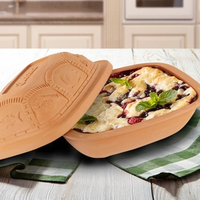 Reston Lloyd, Ltd. 99598 Eurita Clay Roaster, 1.5 Quarts Cookware hot cookware outlet