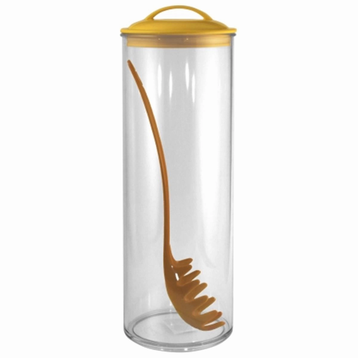 Reston Lloyd Spaghetti/Pasta Acrylic Canister with Matching Spaghetti Fork - Lemon Cooking Tools & Accessories clearance kits