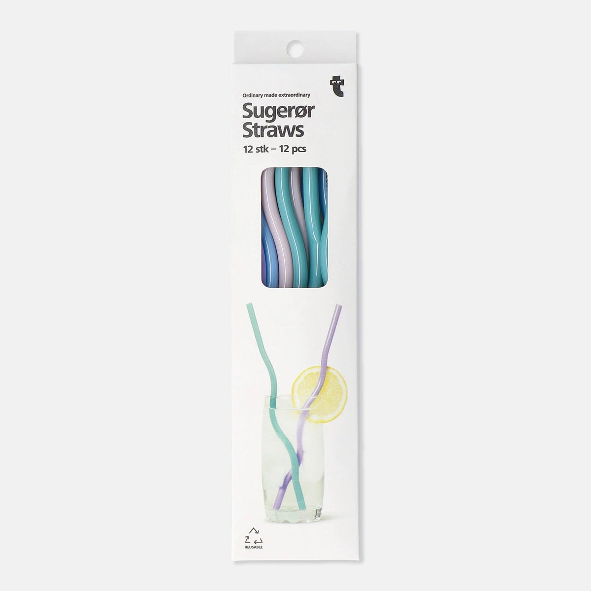 Reusable straws. 12 pcs