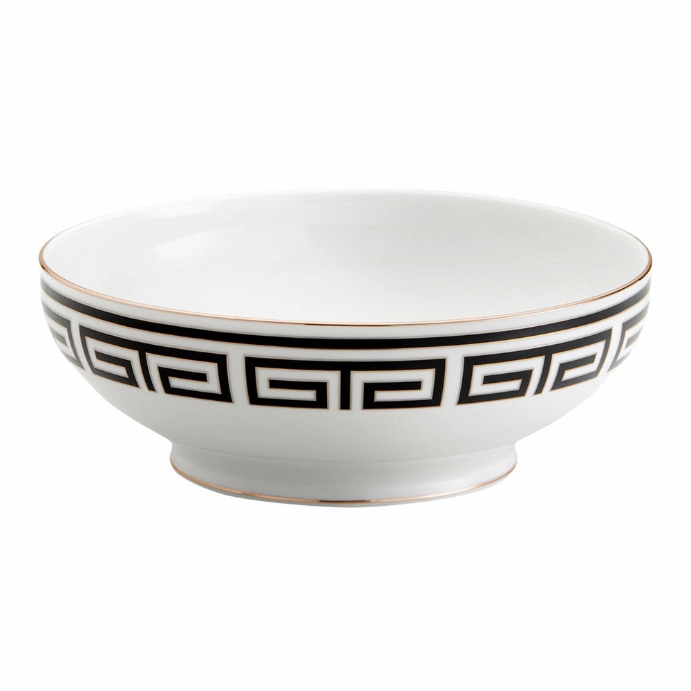 Richard Ginori, Salad bowl, 26.5cm Labirinto, nero Serving Bowls Entertaining Set