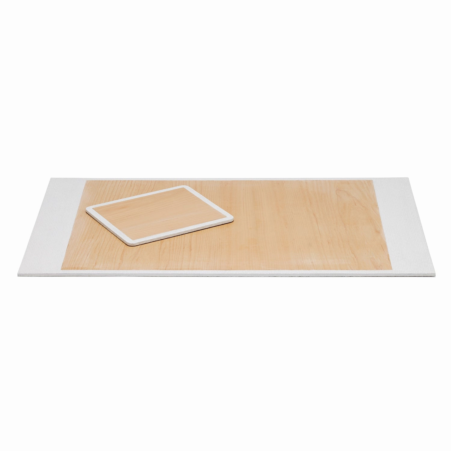 Rosewell Realistic Faux Rattan Desk Blotter Set (Shiny White) Home Decor Office Organization Convenient shopping