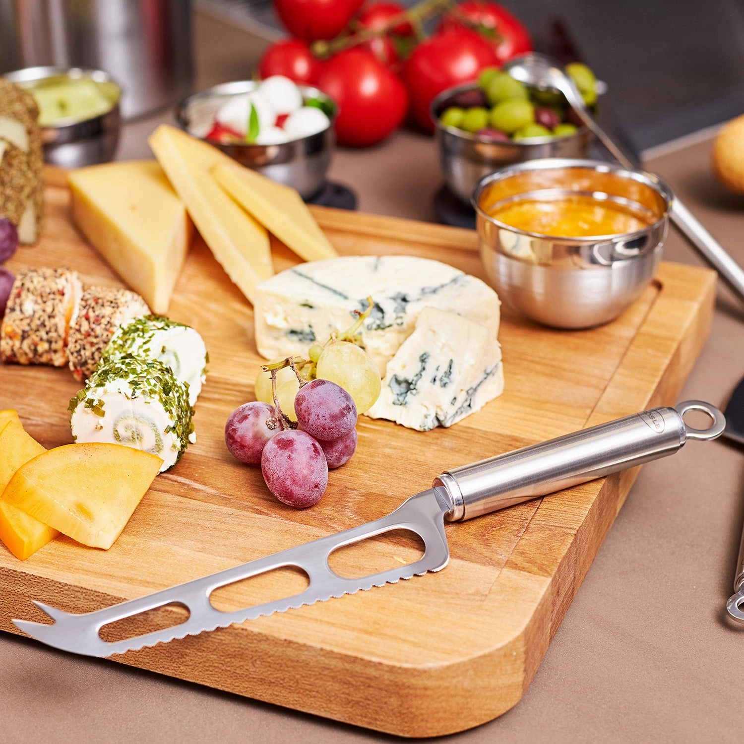 Rosle Stainless Steel Cheese Knife, 7-Inch