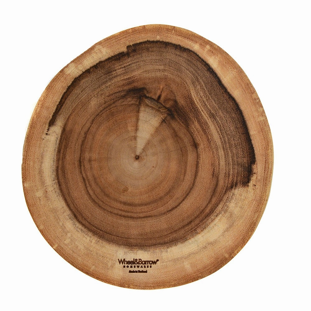 Round Acacia Wood Board Serveware clearance shop