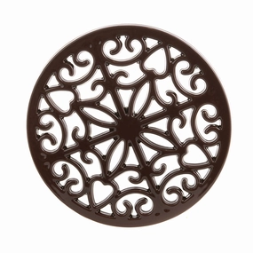 Round Kitchen Trivet Cast Iron Chocolate Cookware deals for kitchen