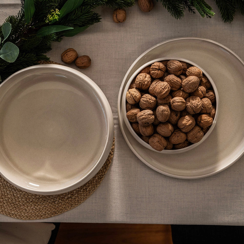 Round Platter Sand