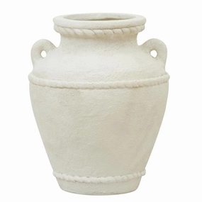 Rovenna Vase Lge 35x44cm White Composite Cheap Vases for home