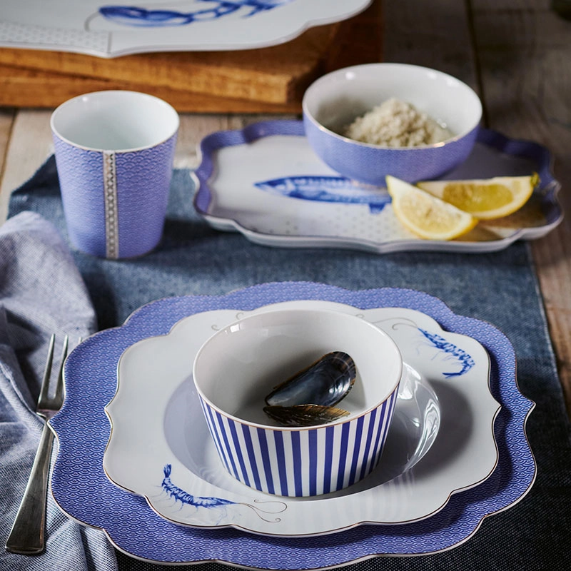 Royal Stripes Bowl, D15cm, Blue Bowls dinnerware special