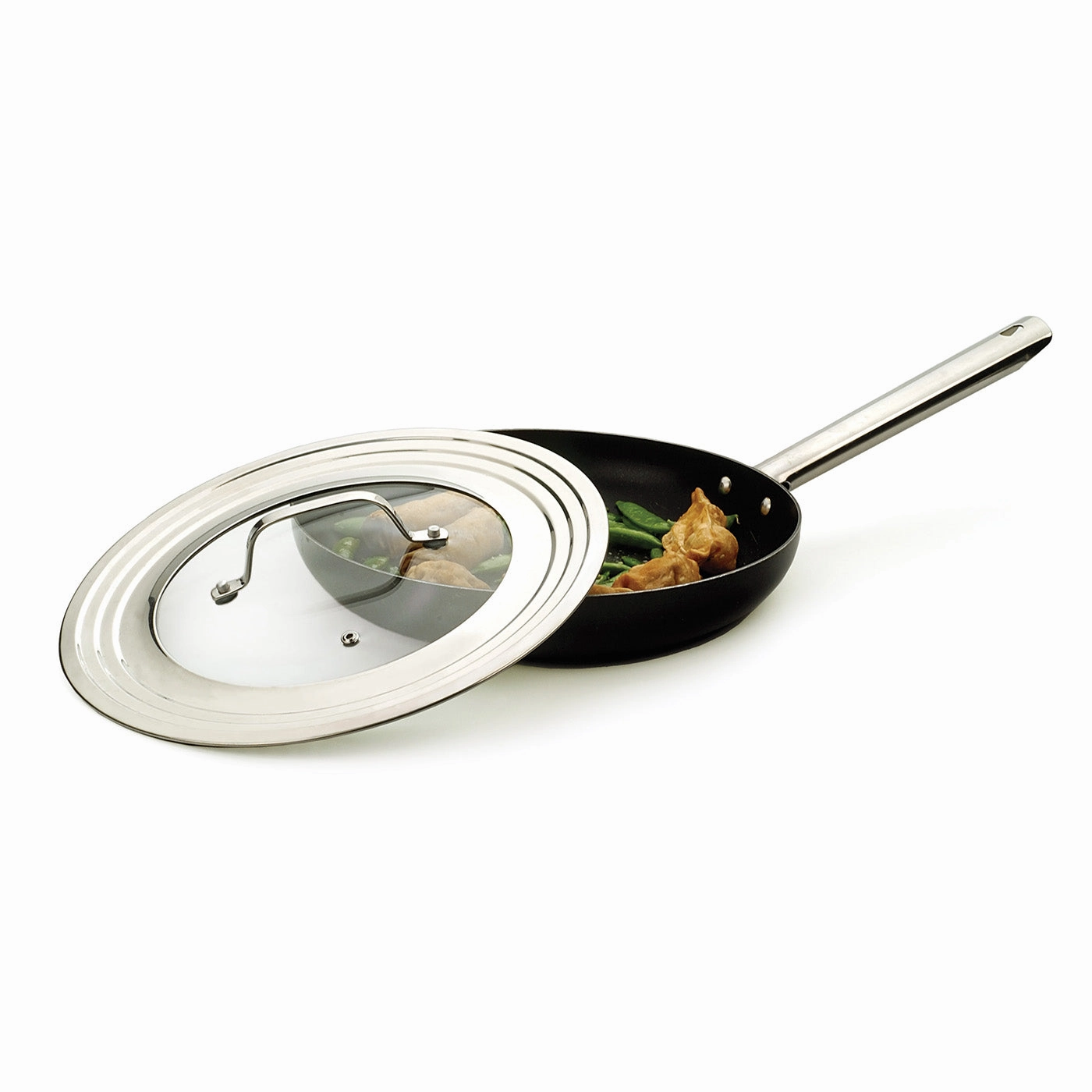 RSVP Endurance Universal Pot Lid With Glass Insert