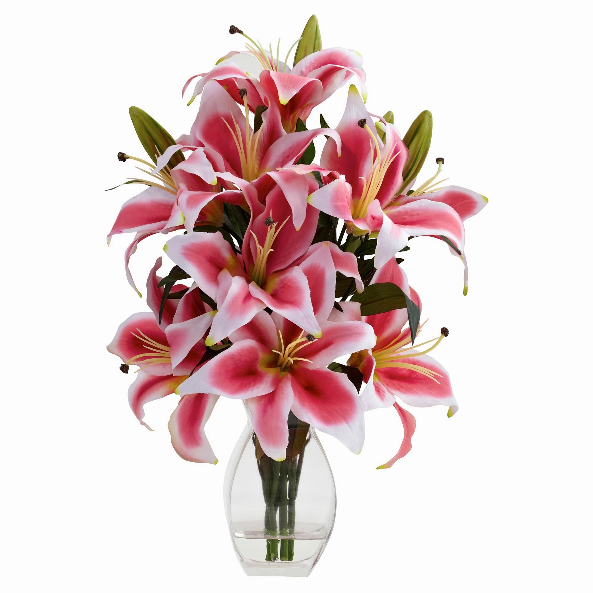 Rubrum Lily w/Decorative Vase Faux Florals online special