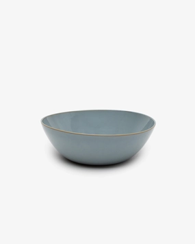Salad bowl smoky blue Terres de rves Dinnerware tableware outlet