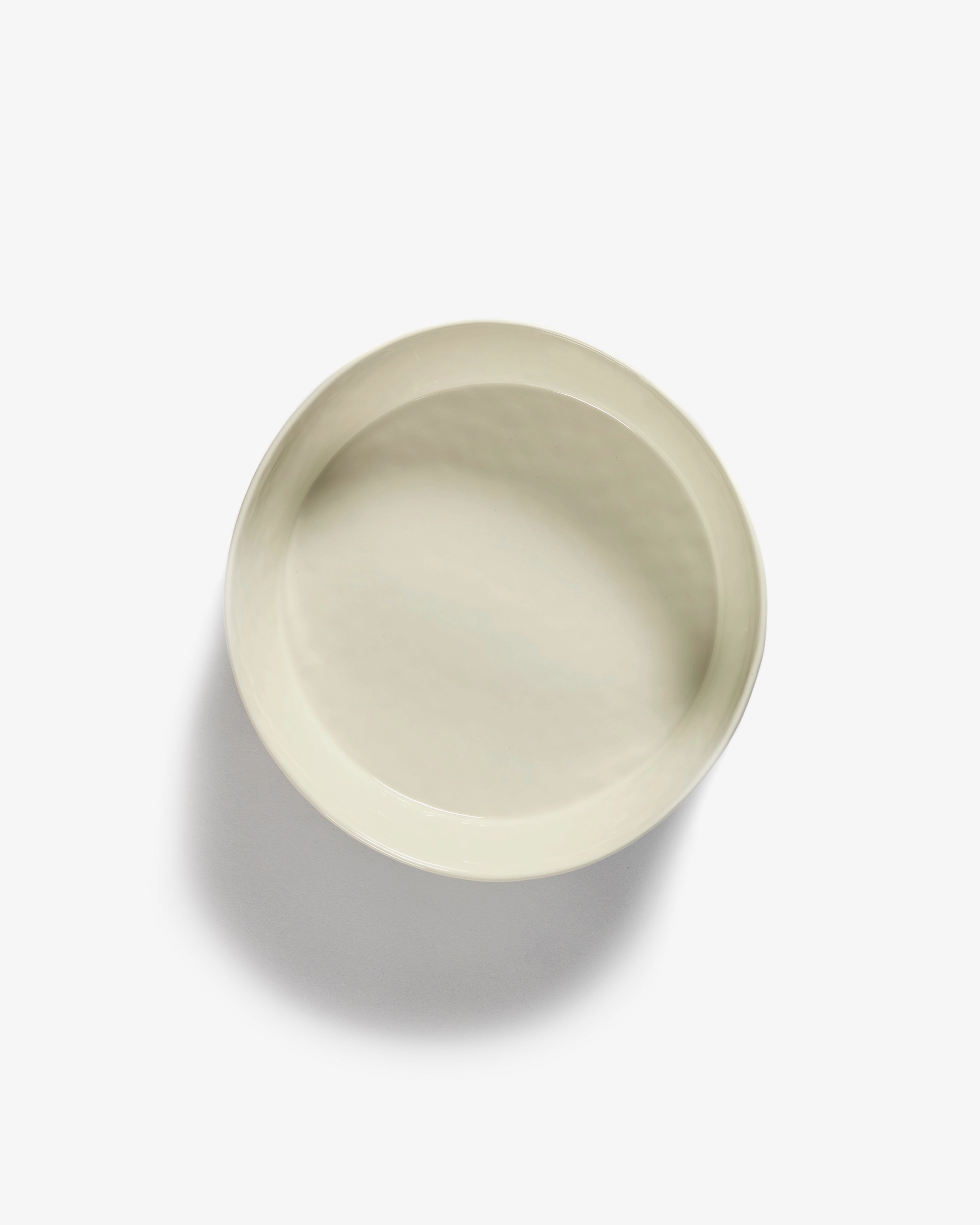 Salad bowl white - blue stripes Feast
